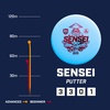 Discgolf Putter SENSEI 3/3/0/1 Pink 3